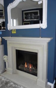 Light Stone Gas Fire